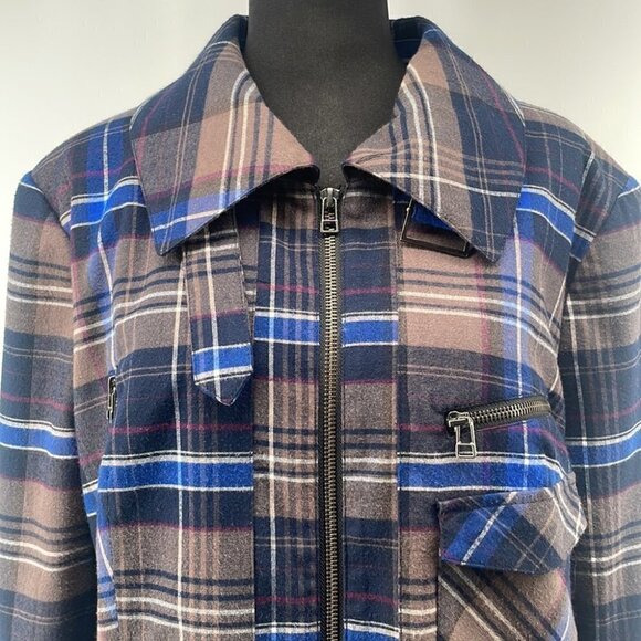 LE chateau plaid jacket equestrian business casual sz xl - Picture 7 of 10